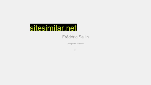 frederic-sallin.ch alternative sites