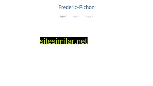 Fredericpichon similar sites