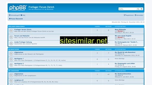 Freilager-forum similar sites