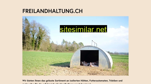 freilandhaltung.ch alternative sites