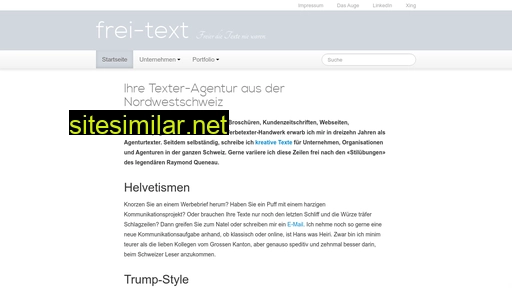 frei-text.ch alternative sites