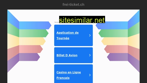 frei-ticket.ch alternative sites