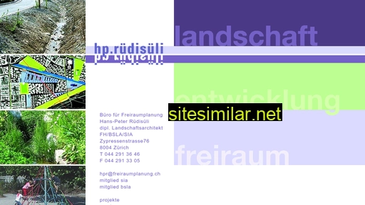 freiraumplanung.ch alternative sites