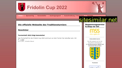 fridolincup.ch alternative sites