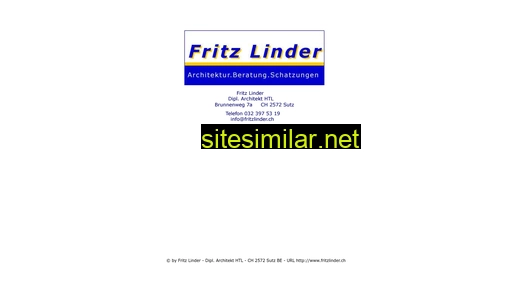 fritzlinder.ch alternative sites