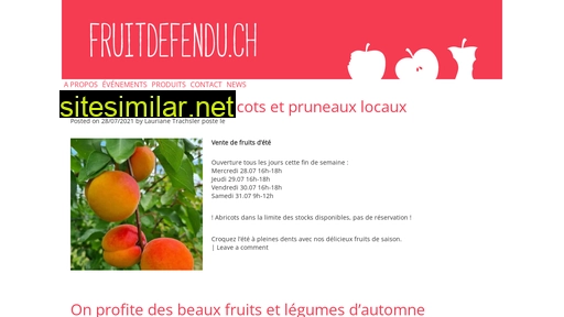 fruitdefendu.ch alternative sites