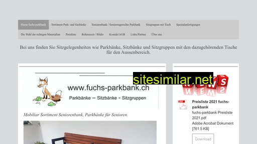 fuchs-parkbank.ch alternative sites