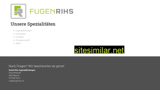 fugenrihs.ch alternative sites