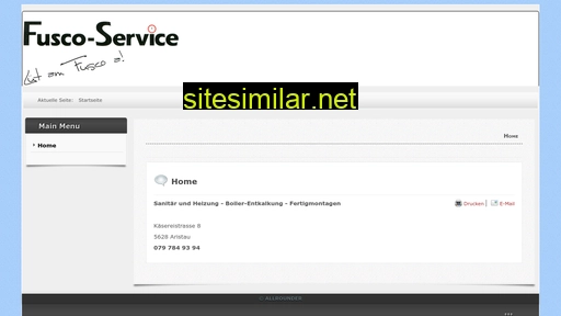 fusco-service.ch alternative sites