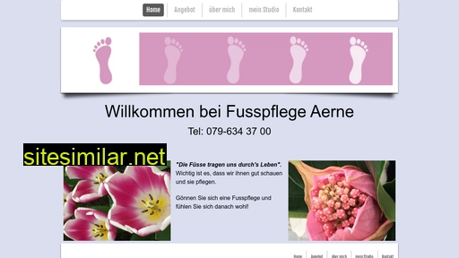fusspflege-aerne.ch alternative sites