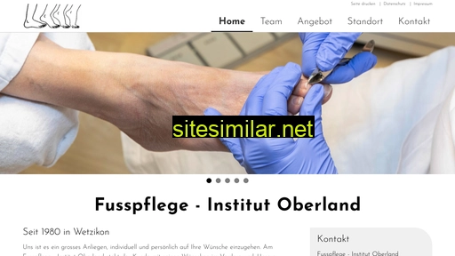 fusspflegeinstitut.ch alternative sites