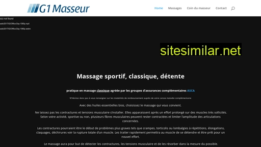 g1masseur.ch alternative sites