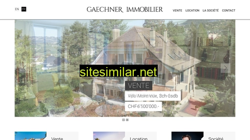 gaechnerimmobilier.ch alternative sites