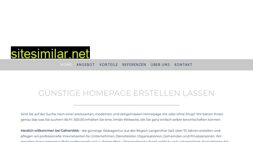 gafnerweb.ch alternative sites