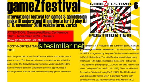 gamezfestival.ch alternative sites