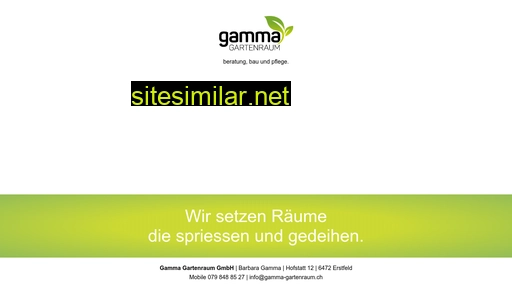 gamma-gartenraum.ch alternative sites