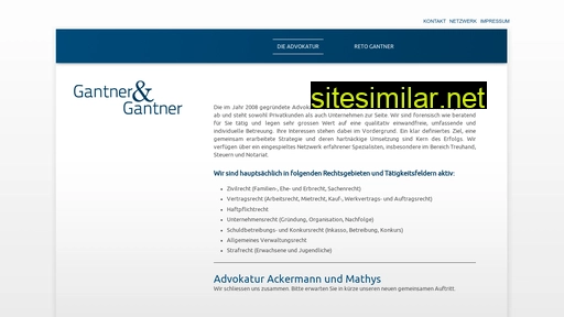 gantner-gantner.ch alternative sites