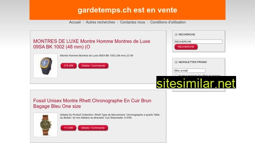 gardetemps.ch alternative sites