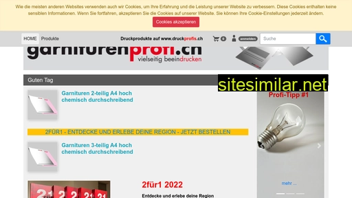 garniturenprofi.ch alternative sites