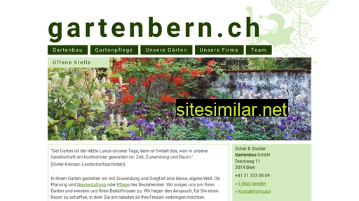gartenbern.ch alternative sites