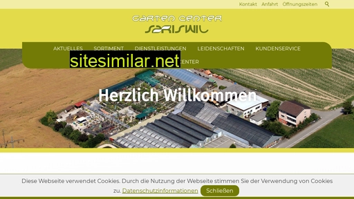 gartencentersaeriswil.ch alternative sites