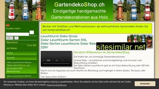 gartendekoshop.ch alternative sites