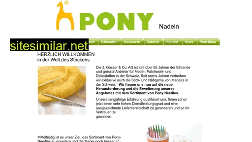 gasser-pony.ch alternative sites