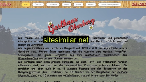 gasthausoberberg.ch alternative sites