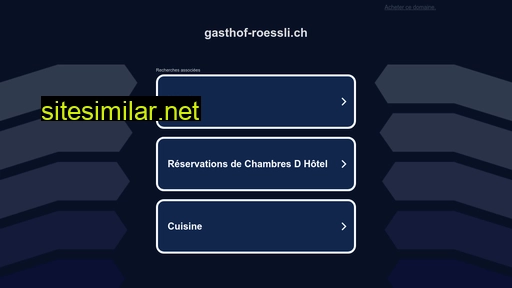 gasthof-roessli.ch alternative sites