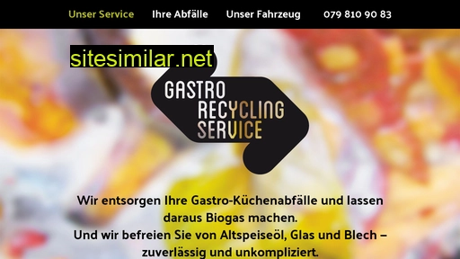 Gastro-recycling-service similar sites