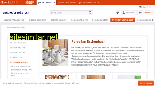 gastroporzellan.ch alternative sites