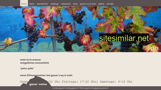 gauerweine.ch alternative sites