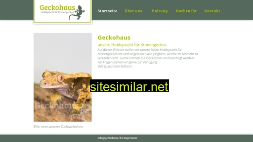 geckohaus.ch alternative sites