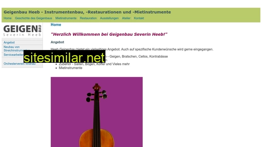 Geigenbau-heeb similar sites