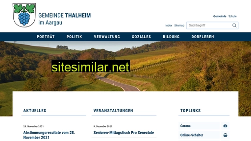 gemeinde-thalheim.ch alternative sites