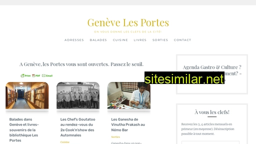 genevelesportes.ch alternative sites
