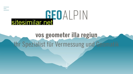 geoalpinsa.ch alternative sites