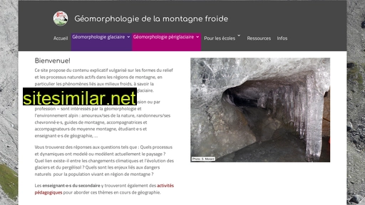 geomorphologie-montagne.ch alternative sites
