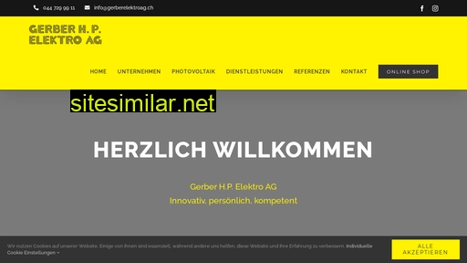 gerberelektroag.ch alternative sites