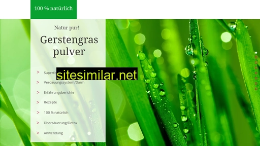 gerstengras-pulver.ch alternative sites