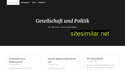 gesellschaftspolitik.ch alternative sites