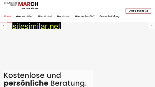 gesundemarch.ch alternative sites