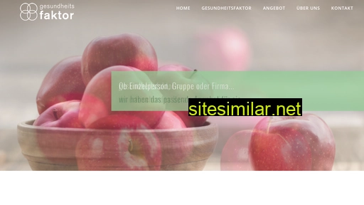 gesundheitsfaktor.ch alternative sites