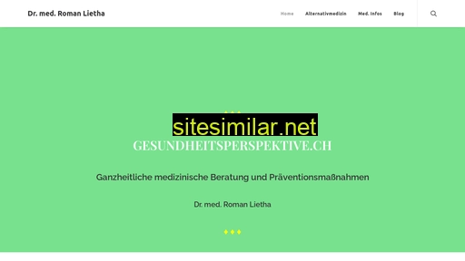 gesundheitsperspektive.ch alternative sites