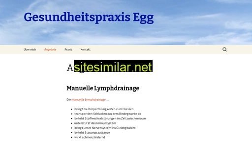 gesundheitspraxisegg.ch alternative sites
