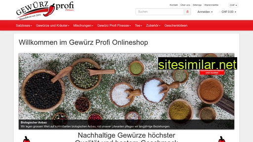 gewuerzprofi.ch alternative sites