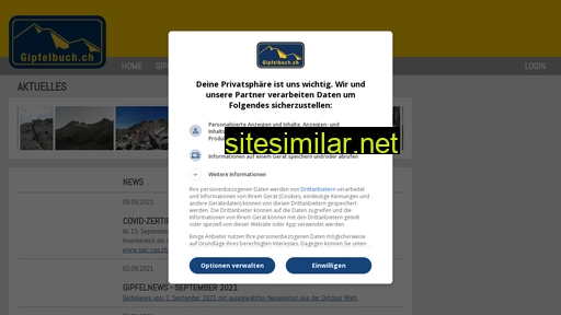 gipfelbuch.ch alternative sites