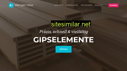 gipselemente.ch alternative sites