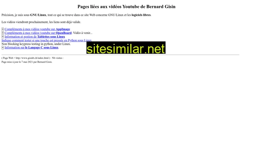 gisinb.ch alternative sites