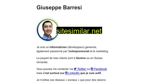 giuseppe.barresi.ch alternative sites